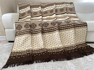 Плед cotton Rajtex. "Куба", с бахромой , плотность 450 гр/м 3157