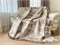 Плед cotton Rajtex. "Латте", с бахромой , плотность 450 гр/м 3156